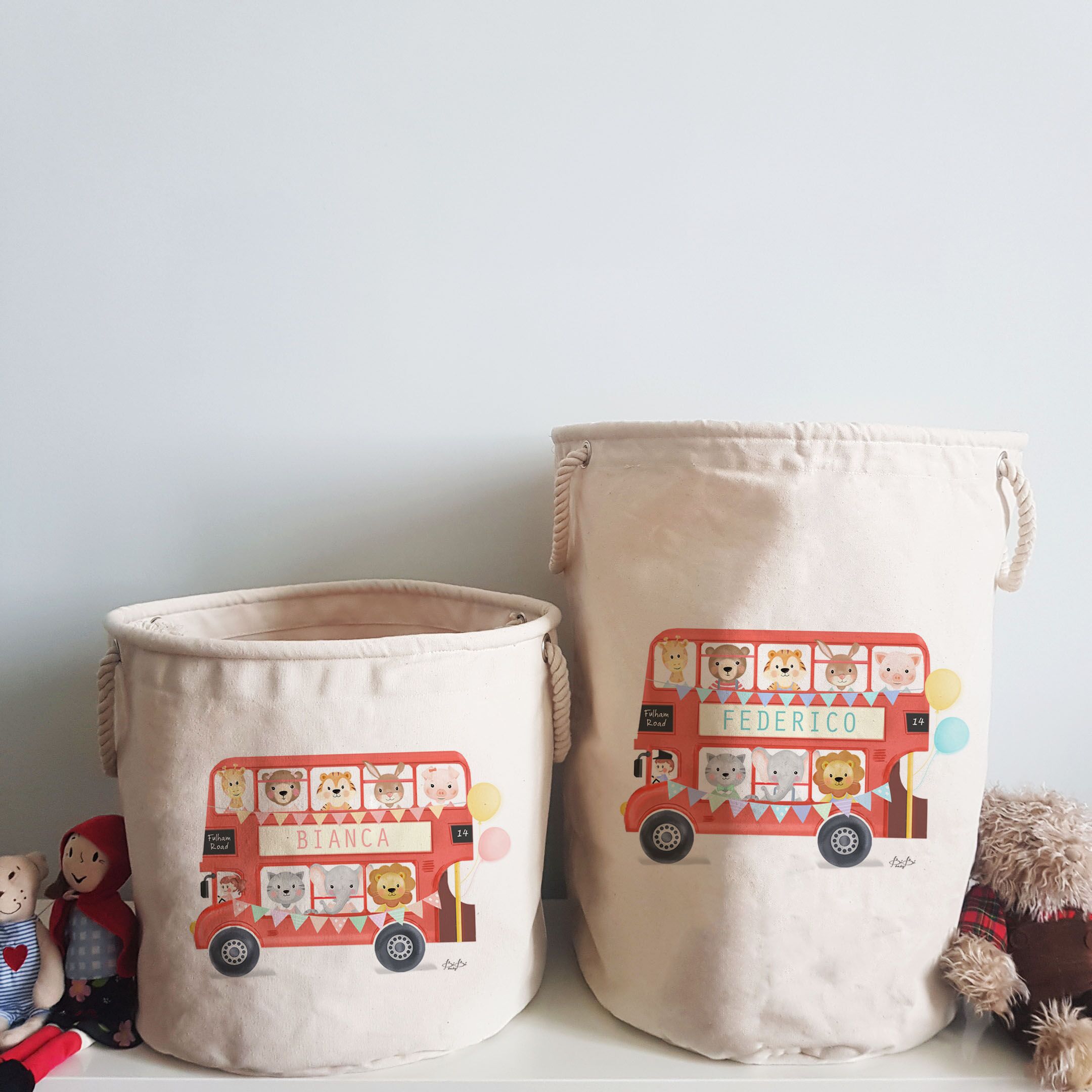 Portagiochi Bibibaby London Bus - immagine 5