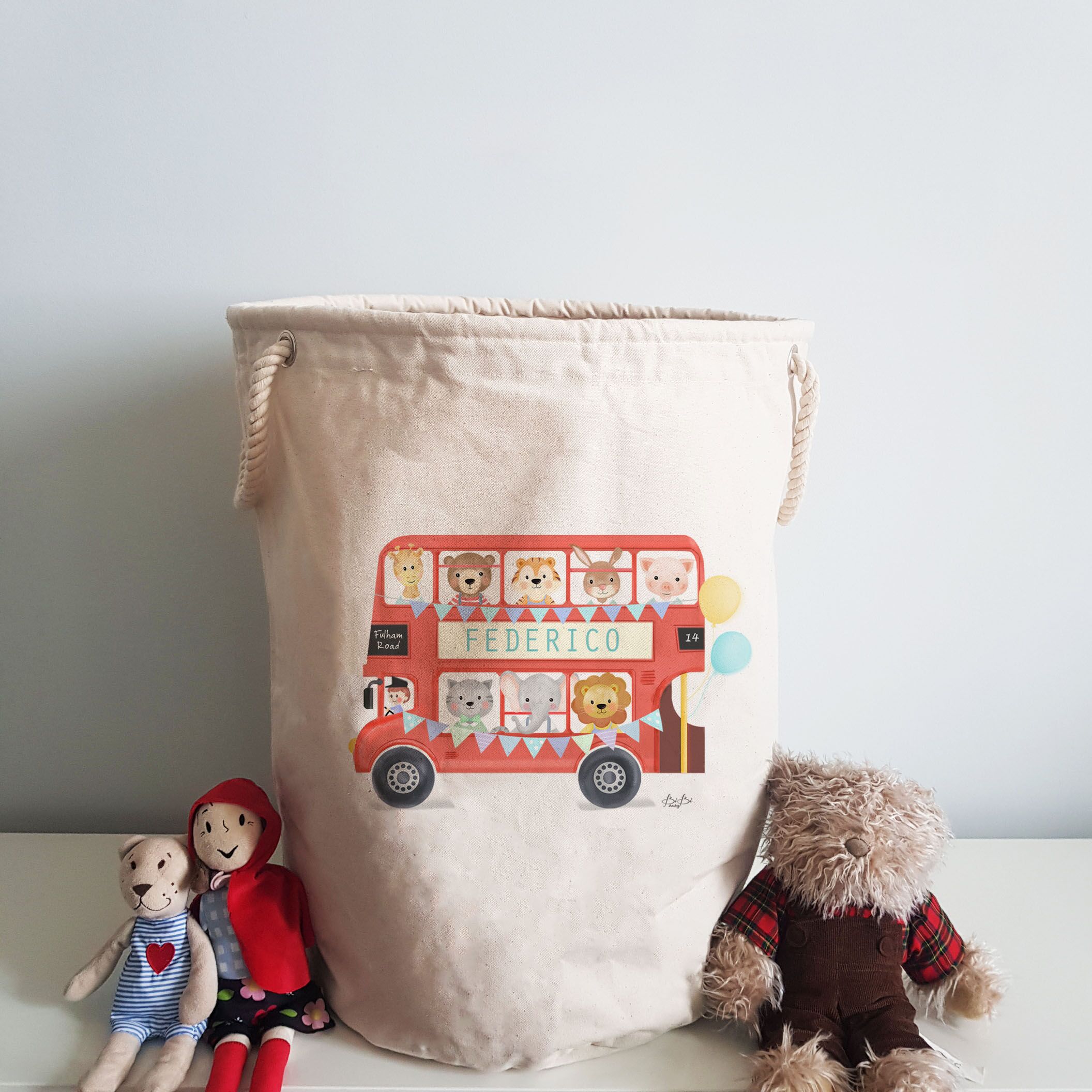 Portagiochi Bibibaby London Bus - immagine 3